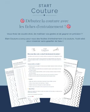 13 Fiches d’Entraînement à la Couture + 1 patron BONUS !