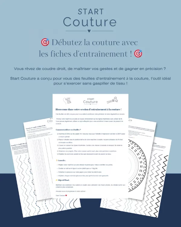 mockup-fiche-entrainement 13 Fiches d’Entraînement à la Couture + 1 patron BONUS !