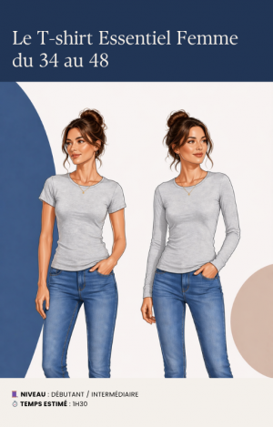 Le T-shirt Essentiel Femme — du 34 au 48