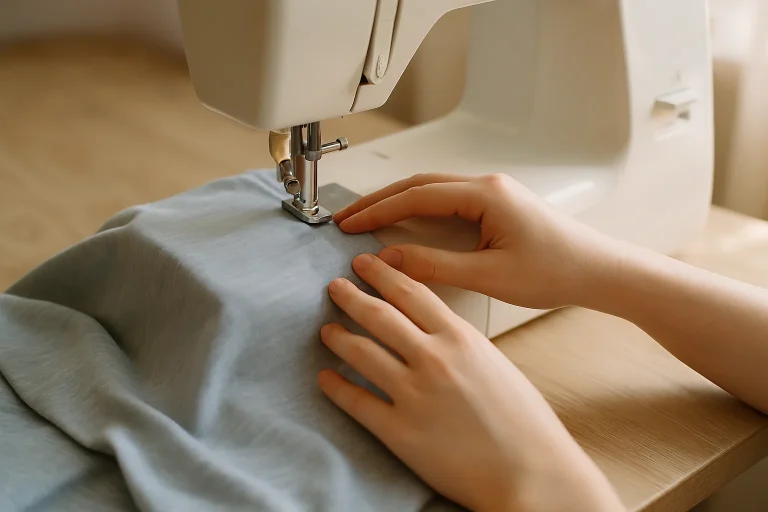 Apprendre à choisir et coudre un patron de couture pour débutant sur du tissu jersey